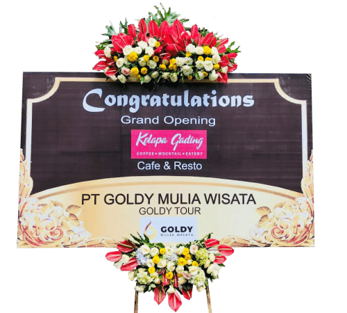 bunga papan murah malang