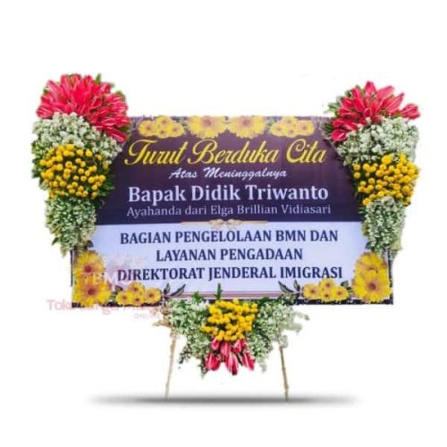 Bunga Papan Duka Cita Malang - 3 Titik Panjang