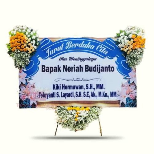Bunga Papan Duka Cita Malang - 3 Titik Panjang