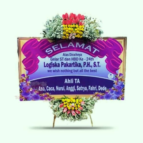 Bunga Papan Ucapan Selamat Malang 34 - MK