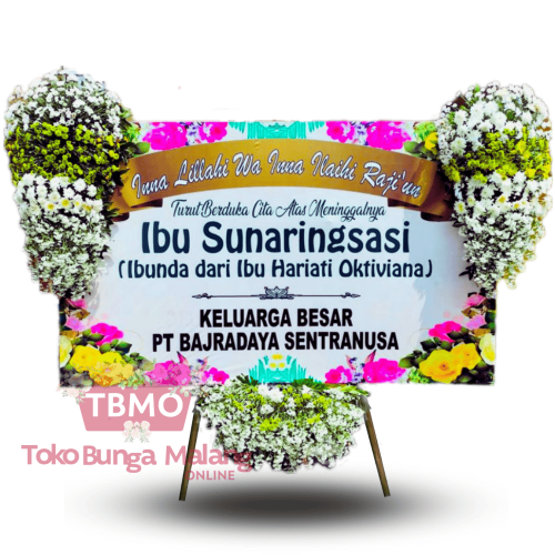 Bunga papan ucapan duka