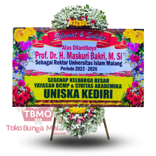 Bunga papan murah malang selamat dilantik