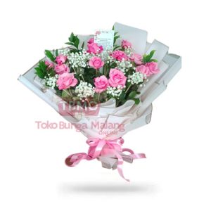 Hand Bouquet Pink Blossom