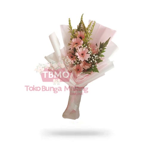 Hand Bouquet Pink Pikok