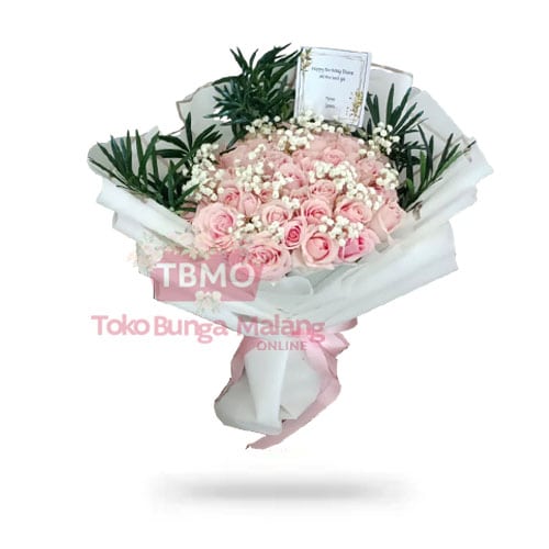 Hand Bouquet Pink