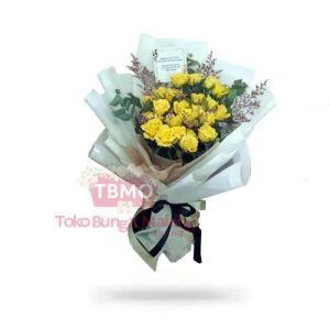 Hand Bouquet Yellow Malang