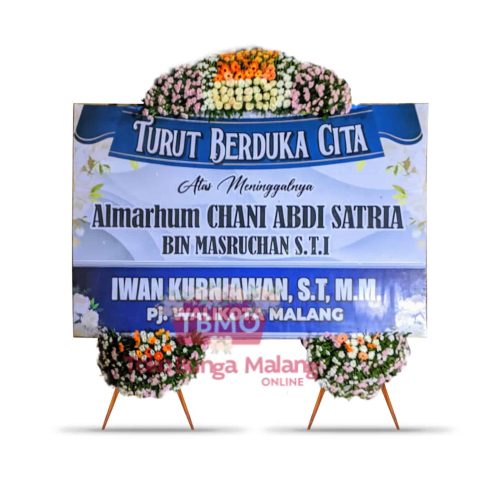 Bunga Papan Duka Cita Jumbo -  3 Titik Jumbo