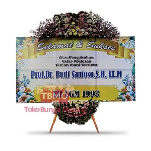 bunga papan ucapan selamat pengukuhan profesor - MBK