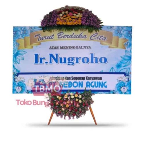 Bunga Papan Duka Cita Biru – MK